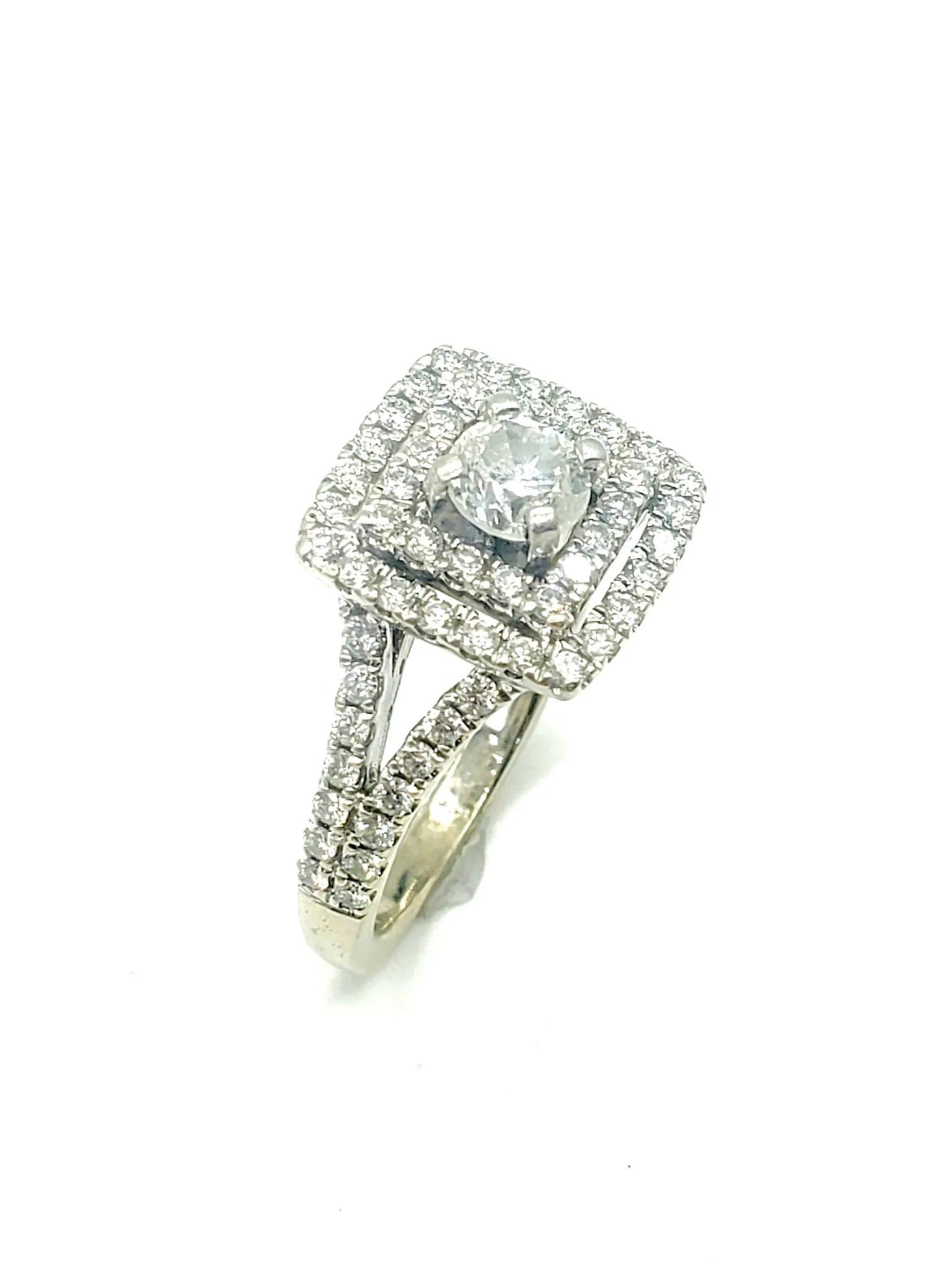 2.50 Carat Diamond Double Halo Ring