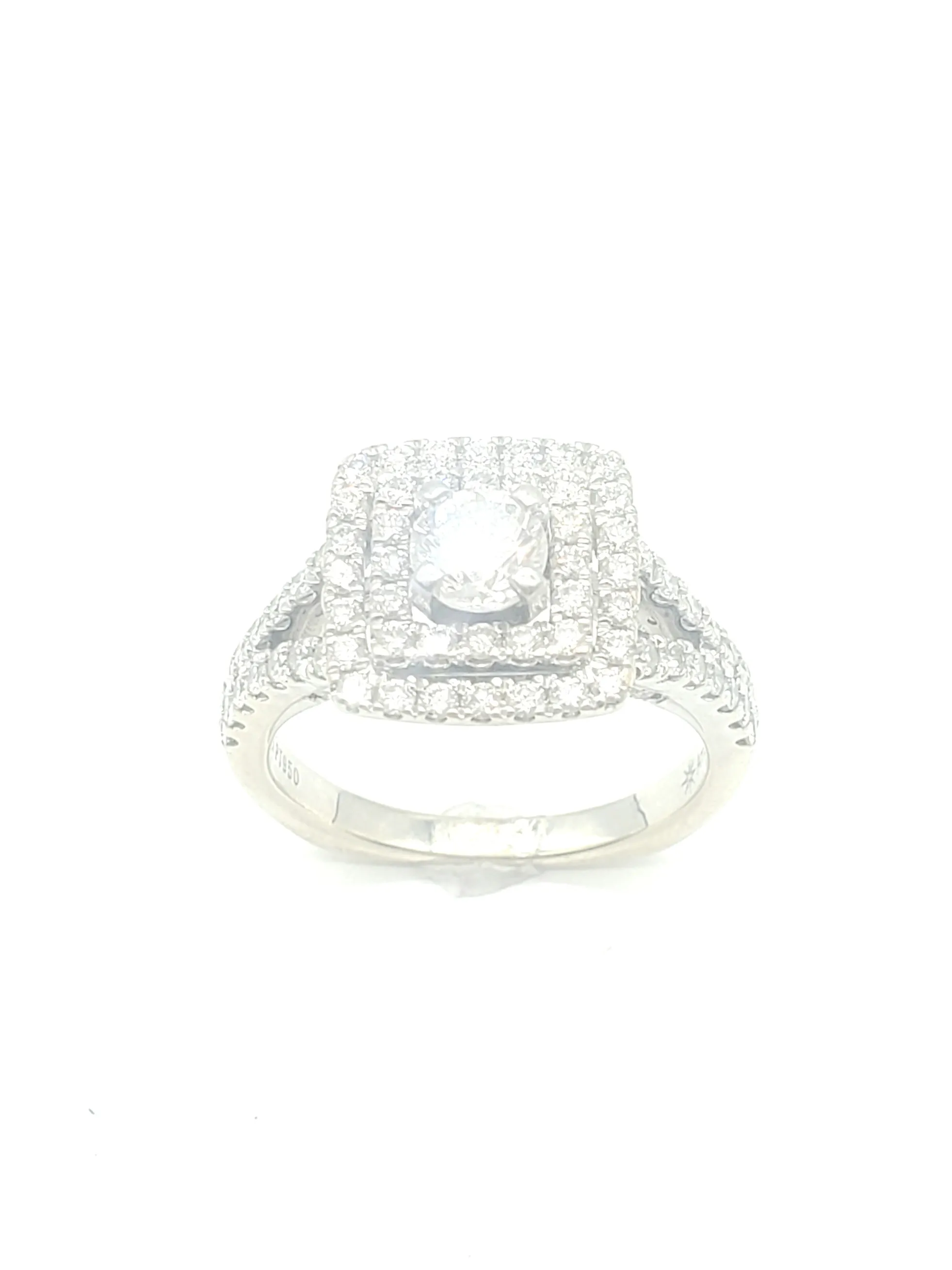 2.50 Carat Diamond Double Halo Ring