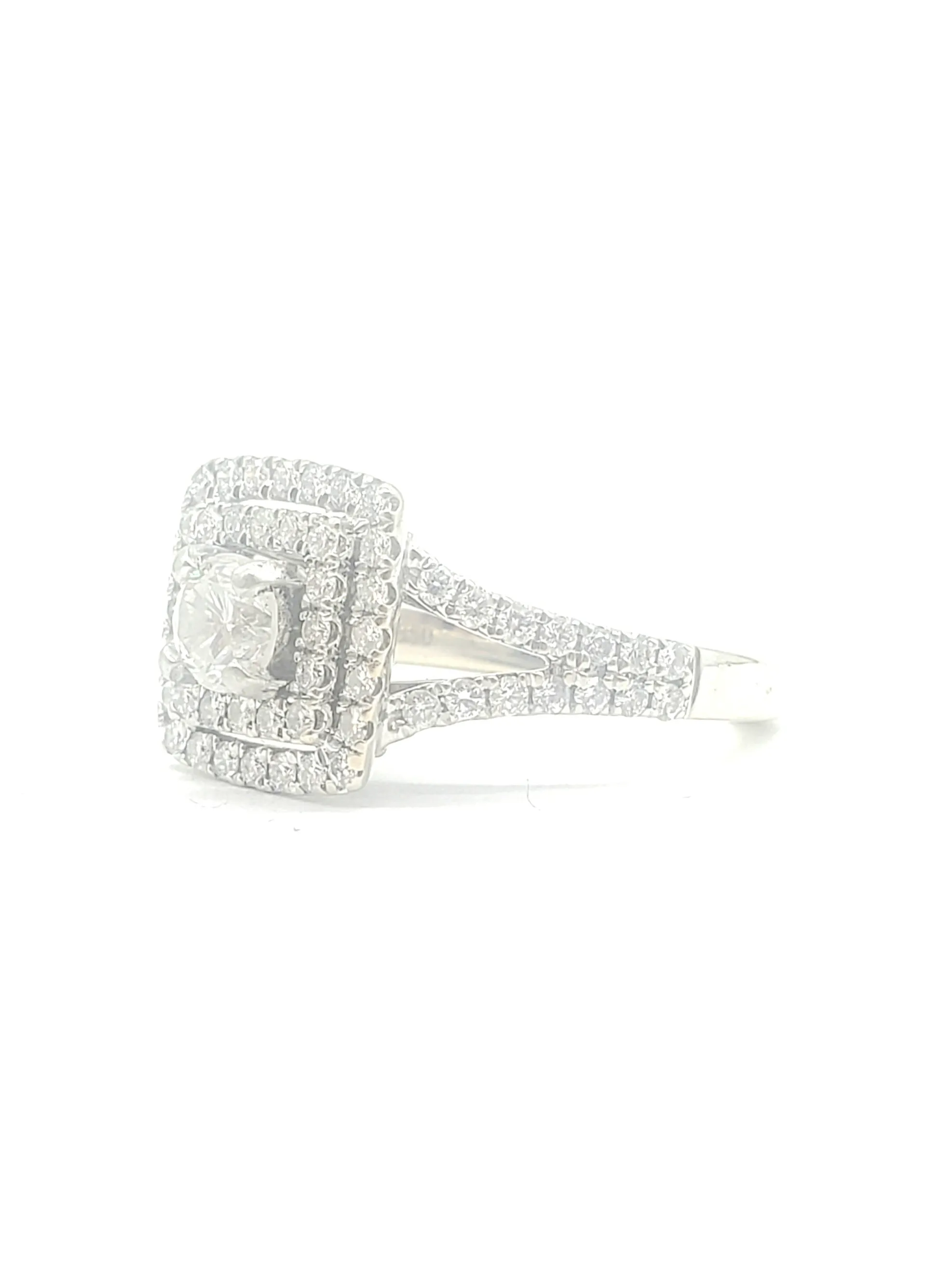 2.50 Carat Diamond Double Halo Ring