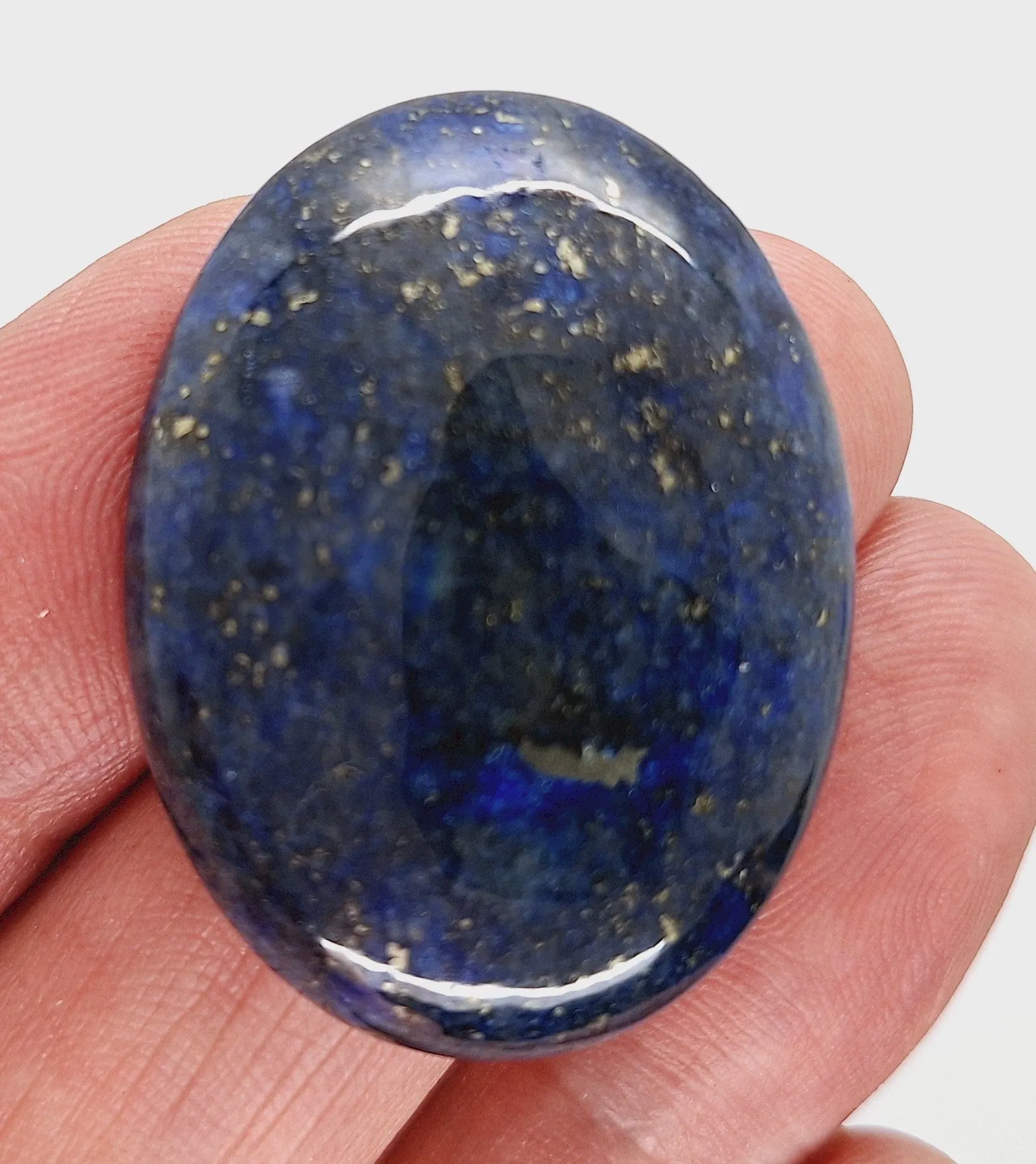 40x30mm Lapis Lazuli Dyed Flat Back Blue Cabochon Gemstone S2102B