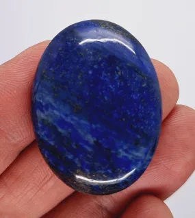 40x30mm Lapis Lazuli Dyed Flat Back Blue Cabochon Gemstone S2102E