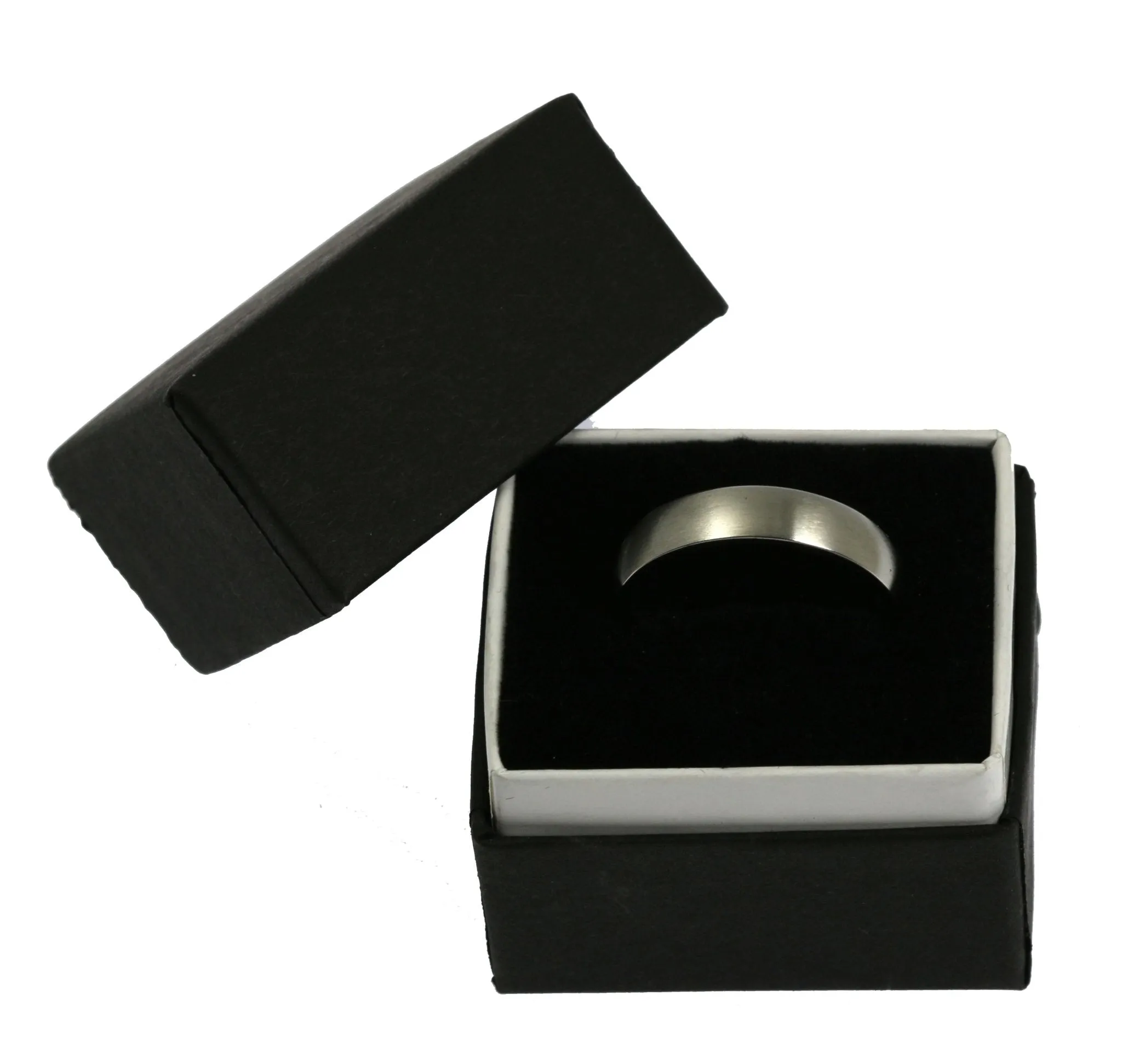 5mm Brushed Comfort Fit Stainless Steel Men's Ring