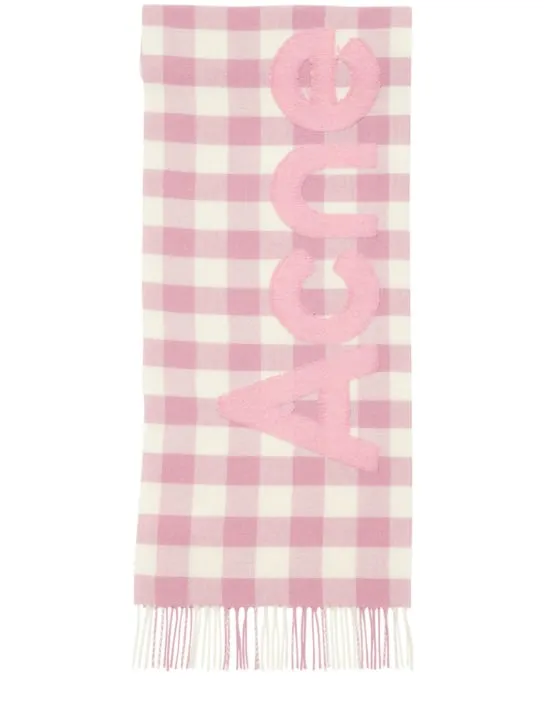 Acne Studios   Veda Skinny wool blend scarf 