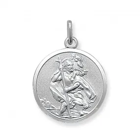 Acotis Silver Pendant Saint Christopher Protection G6138