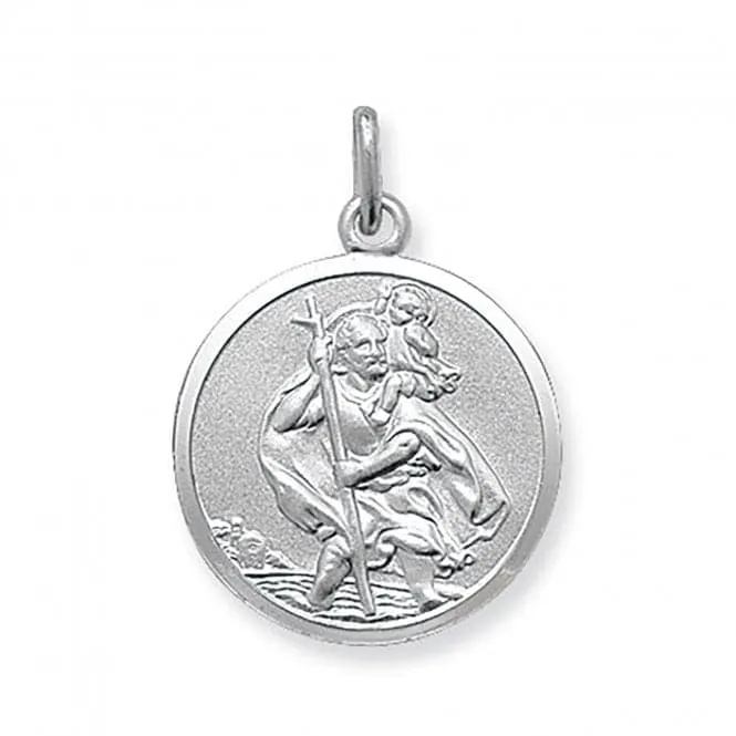 Acotis Silver Pendant Saint Christopher Protection G6138