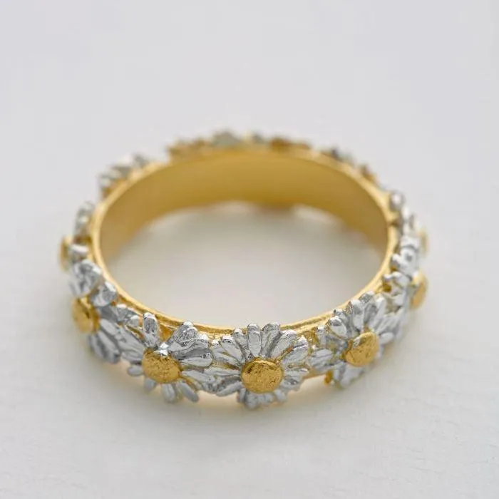 Alex Monroe Daisy Wreath Ring