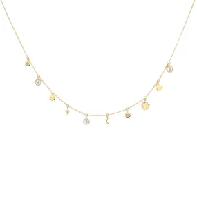 ALL THE PRETTY LITTLE THINGS NECKLACE - GOLD