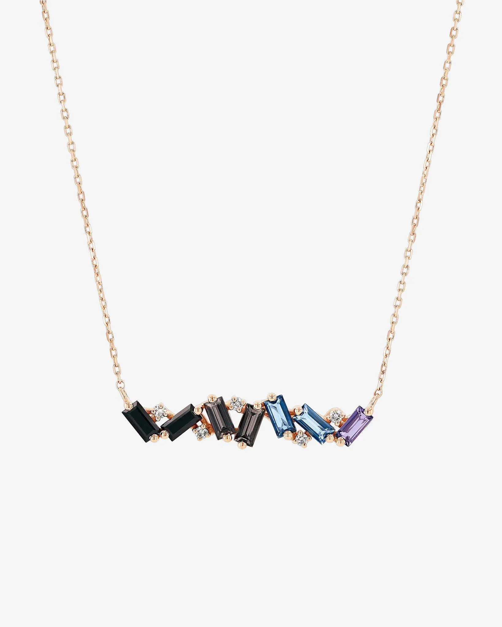 Amalfi Burst Dark Blue Ombre Bar Pendant