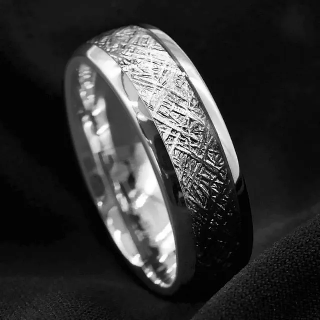 Antonios Classy Stainless Steel Ring Men