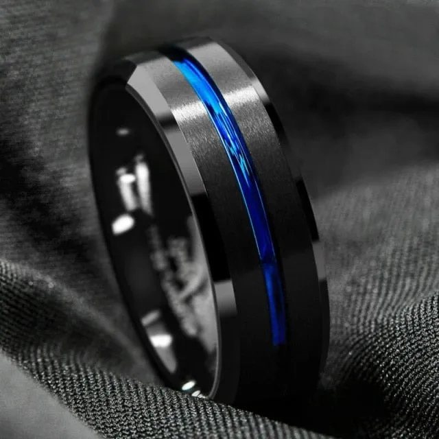 Antonios Classy Stainless Steel Ring Men