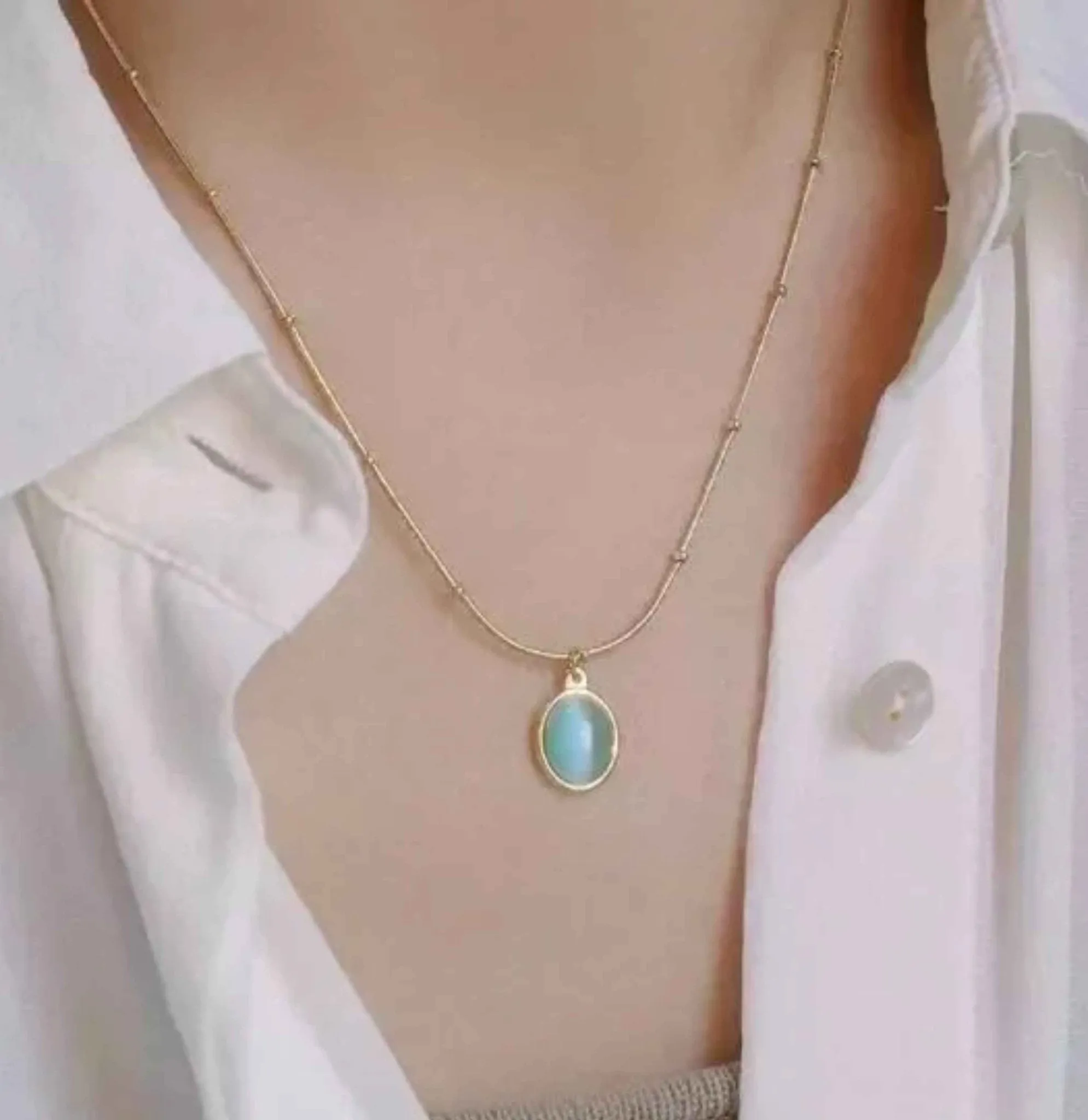 Aqua Aura Pendant for Women