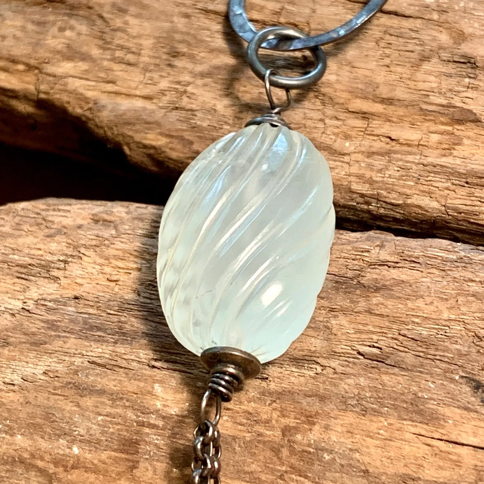 Aquamarine & Sterling Necklace by Ruth