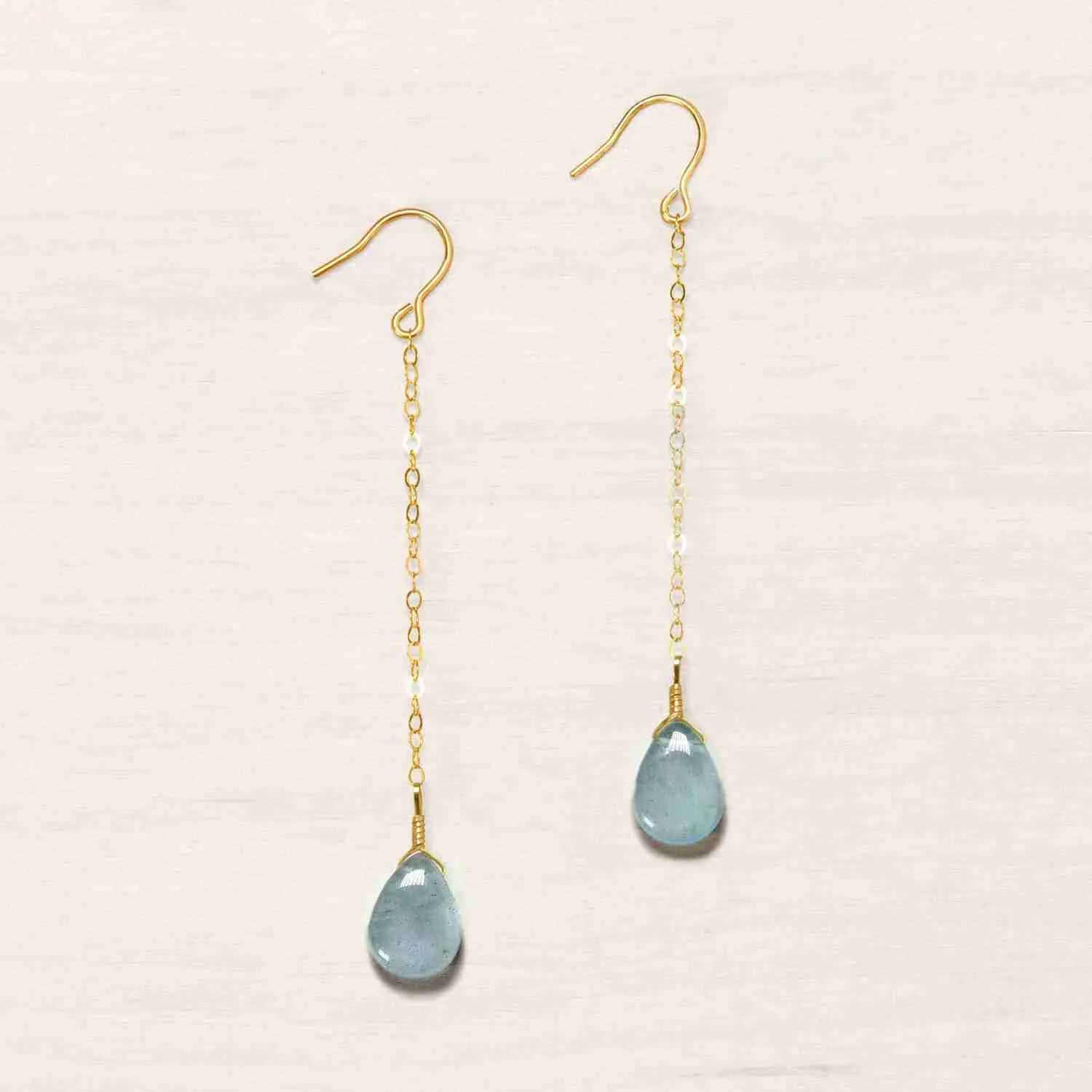 Aquamarine Drop Earrings