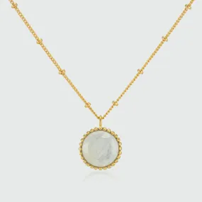 Barcelona June Moonstone Birthstone Necklace