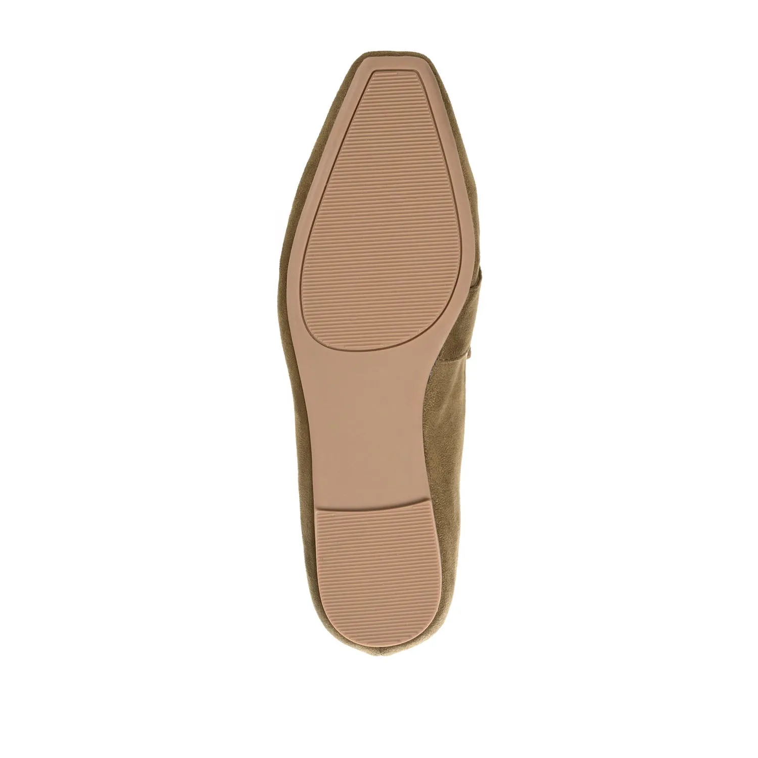 BENNTLY SQUARE TOE LOAFER IN FAUX SUEDE