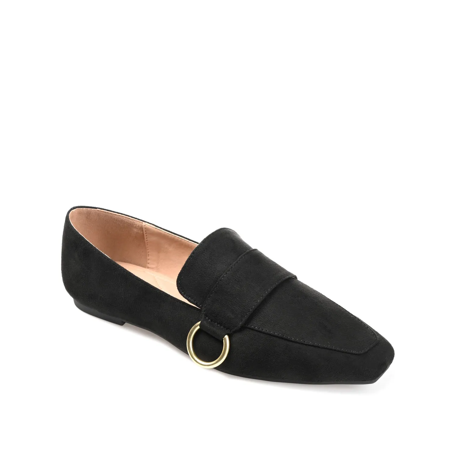 BENNTLY SQUARE TOE LOAFER IN FAUX SUEDE