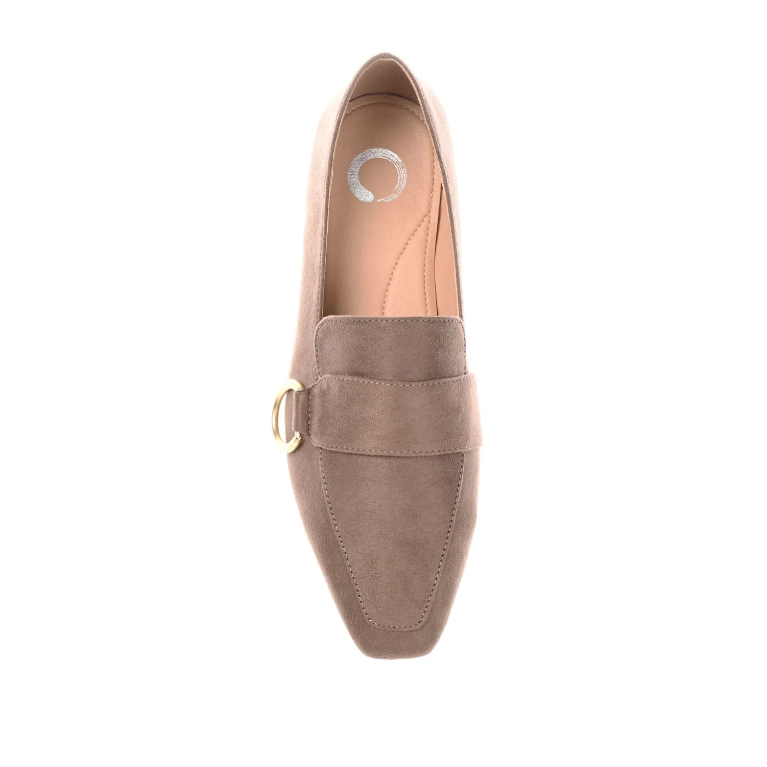 BENNTLY SQUARE TOE LOAFER IN FAUX SUEDE