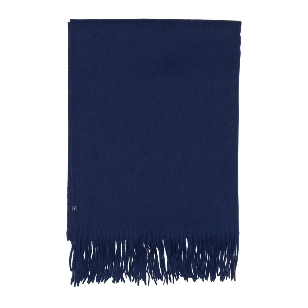 Big Wool Scarf - Navy