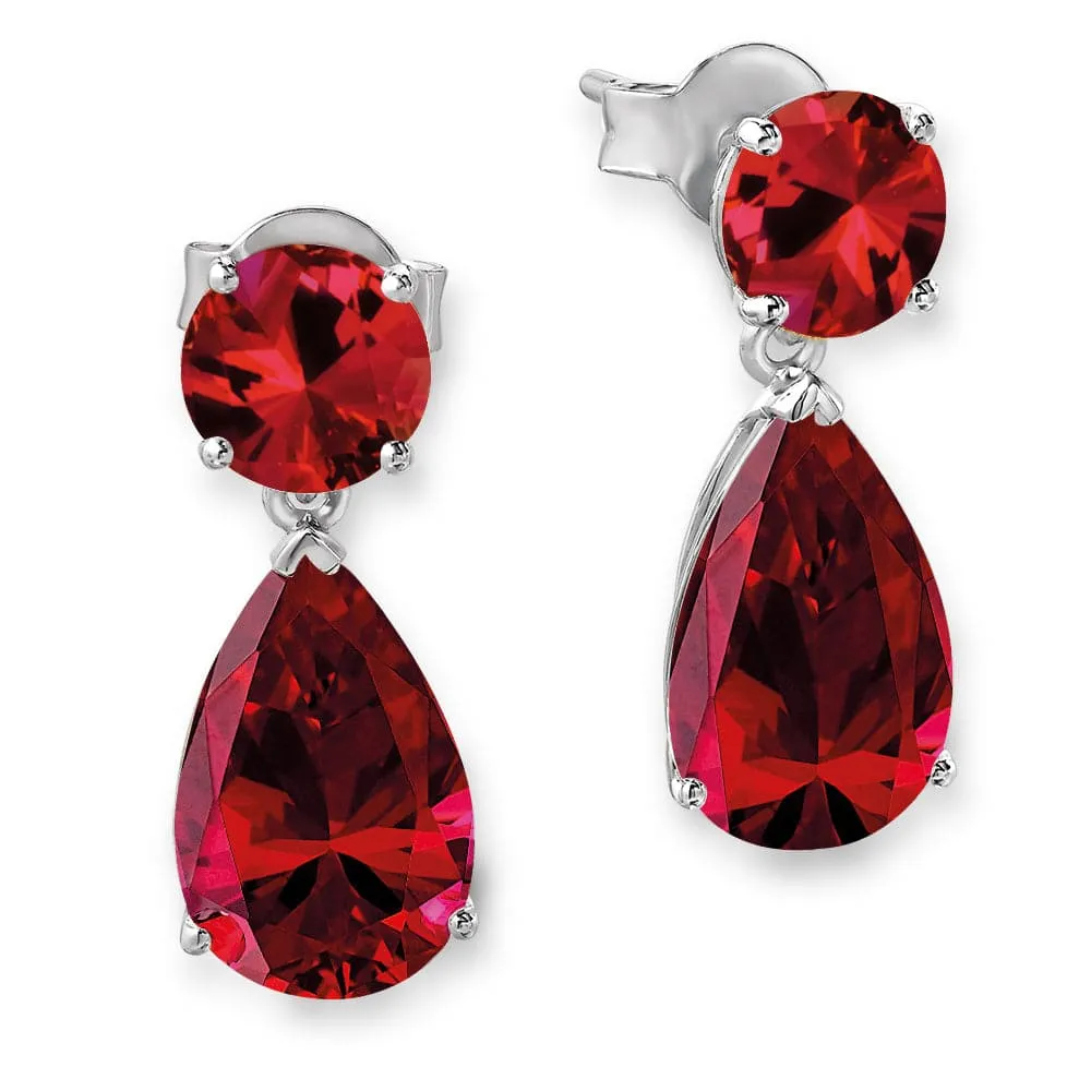 Boldly Beautiful Tru-Ruby Earrings