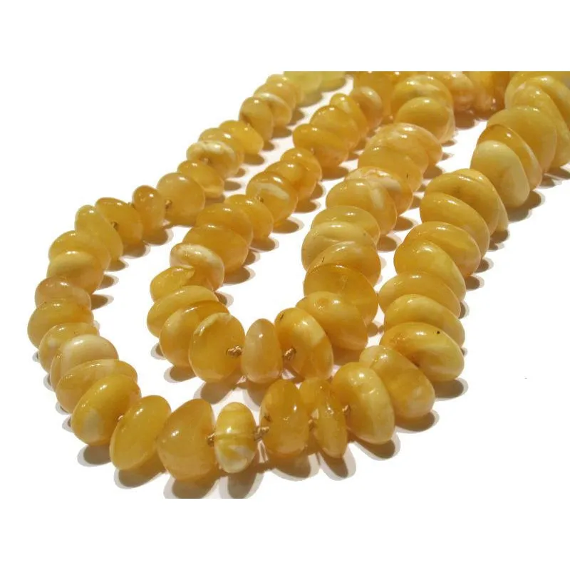 Butterscotch Amber Nugget Strand/Necklace