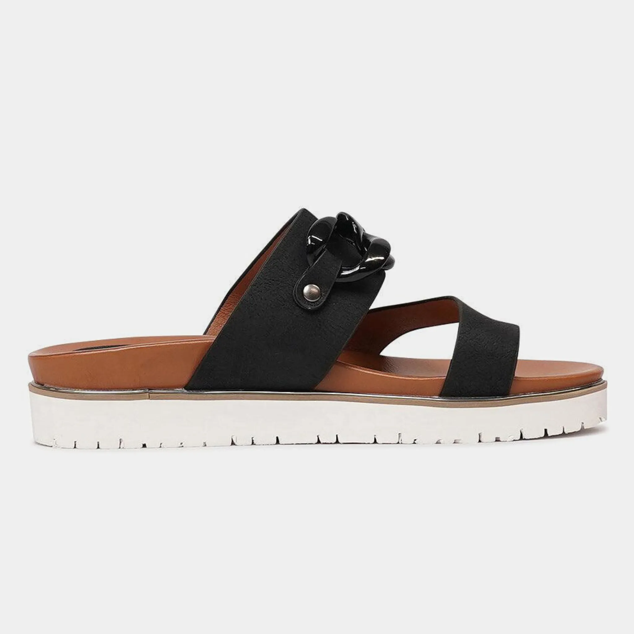 Cai Black Sandals