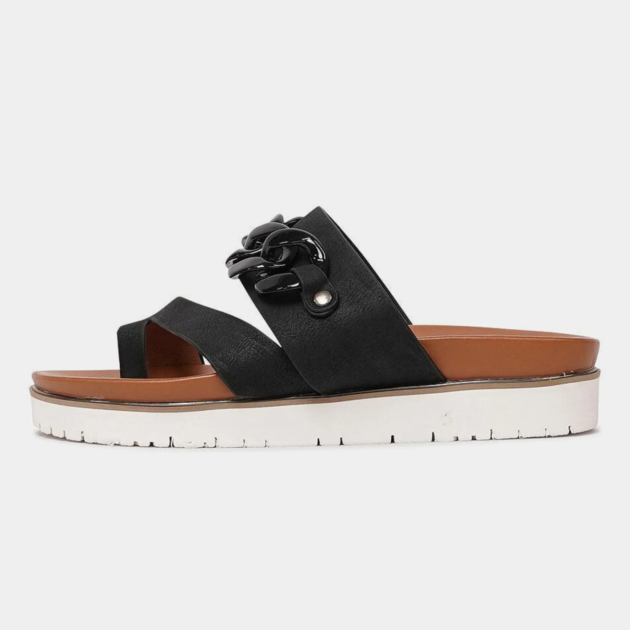 Cai Black Sandals