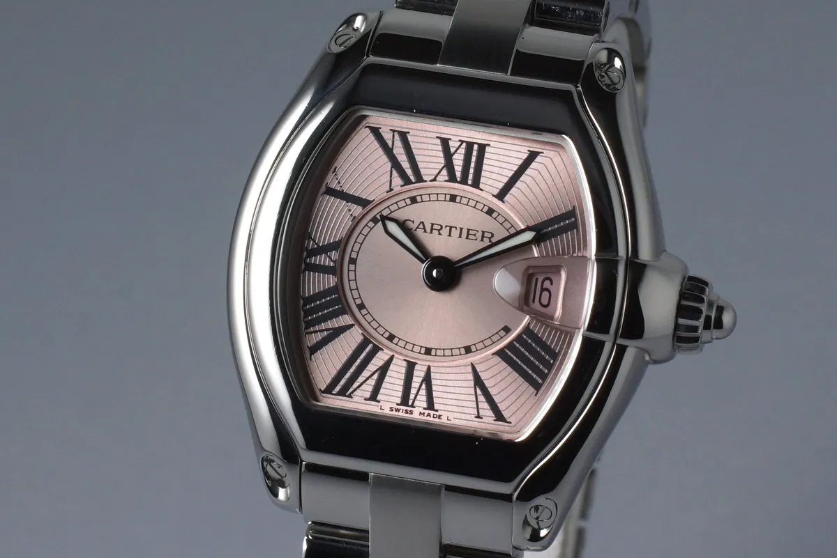 Cartier Ladies Quartz Roadster 2675 Pink Roman Dial