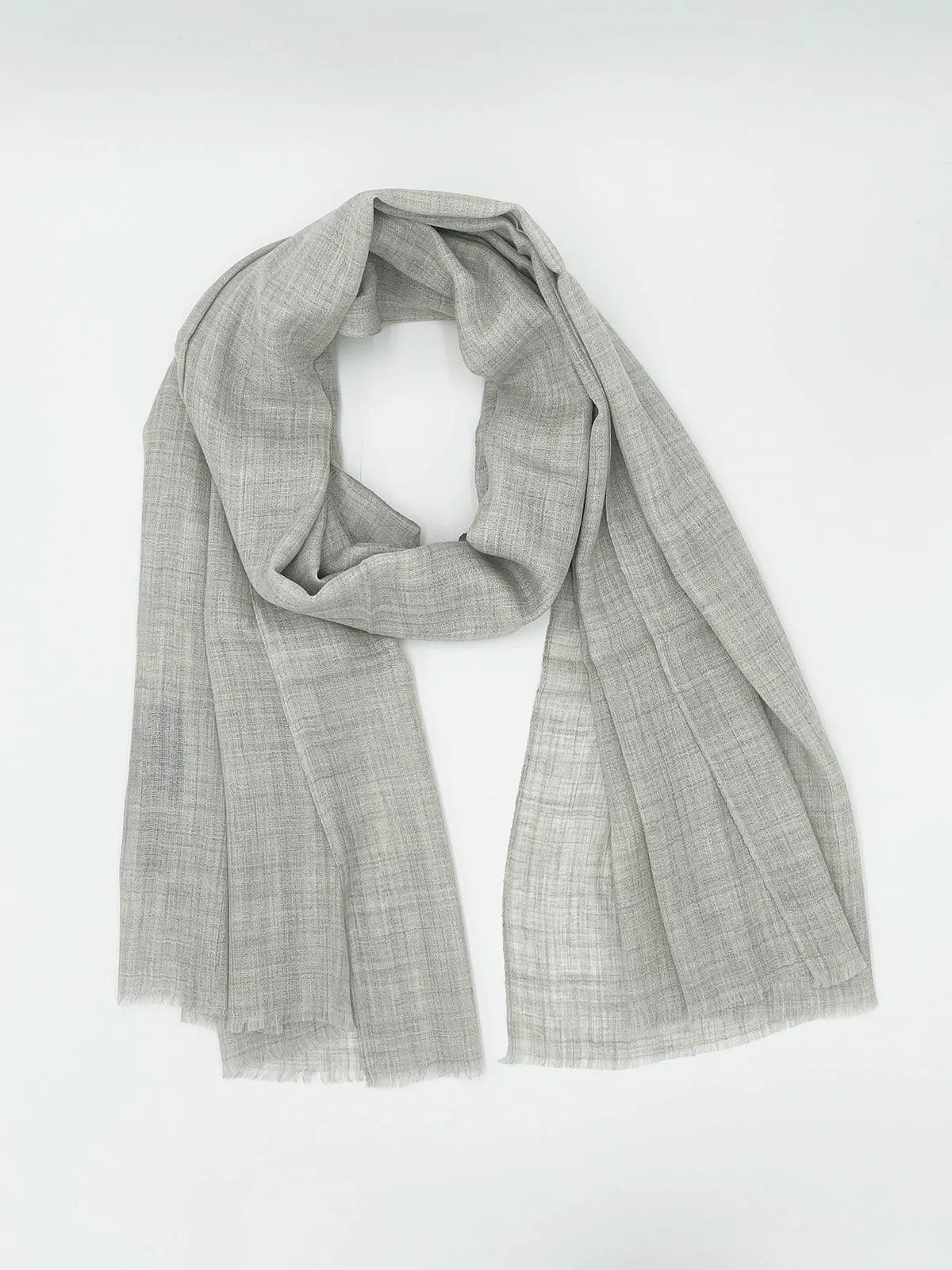 Cashmere Scarf - LIGHT GRAY