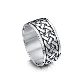 Celtic Ring - (RX29) - Various Metals - 10-11mm - Size P-Z 5