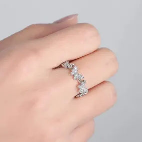 Charming Silver Butterfly Ring