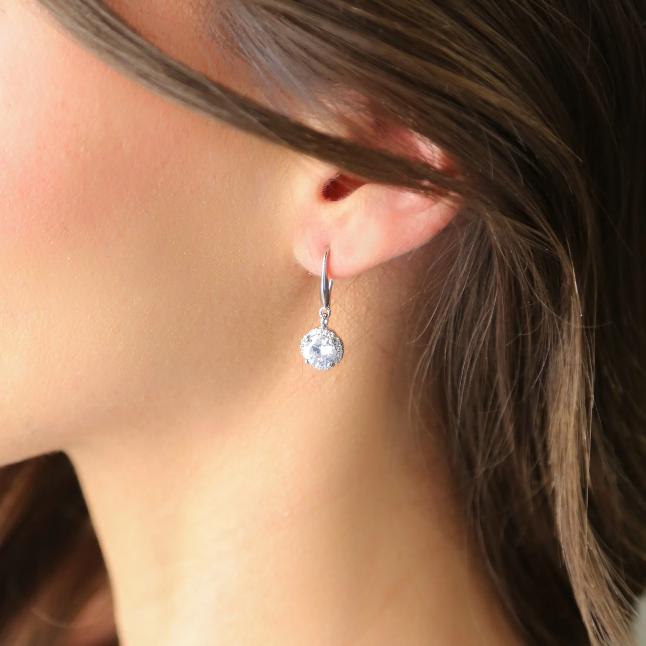 CLAIRE- Moissanite Diamond Earrings