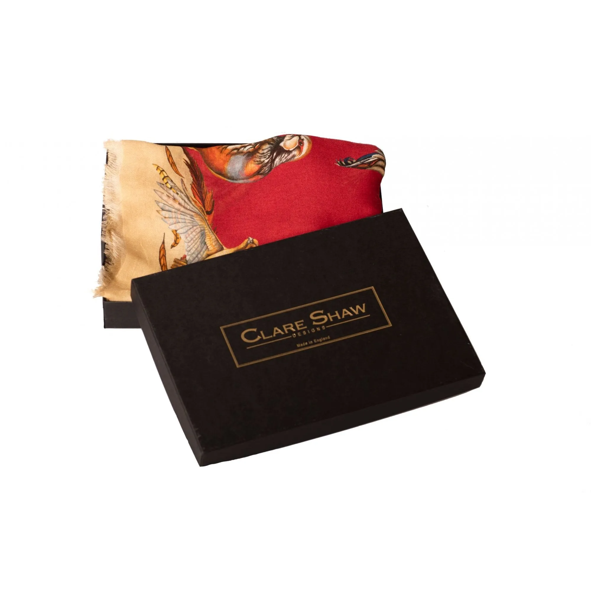 Clare Shaw Ladies Cashmere Scarf - Royal Flush