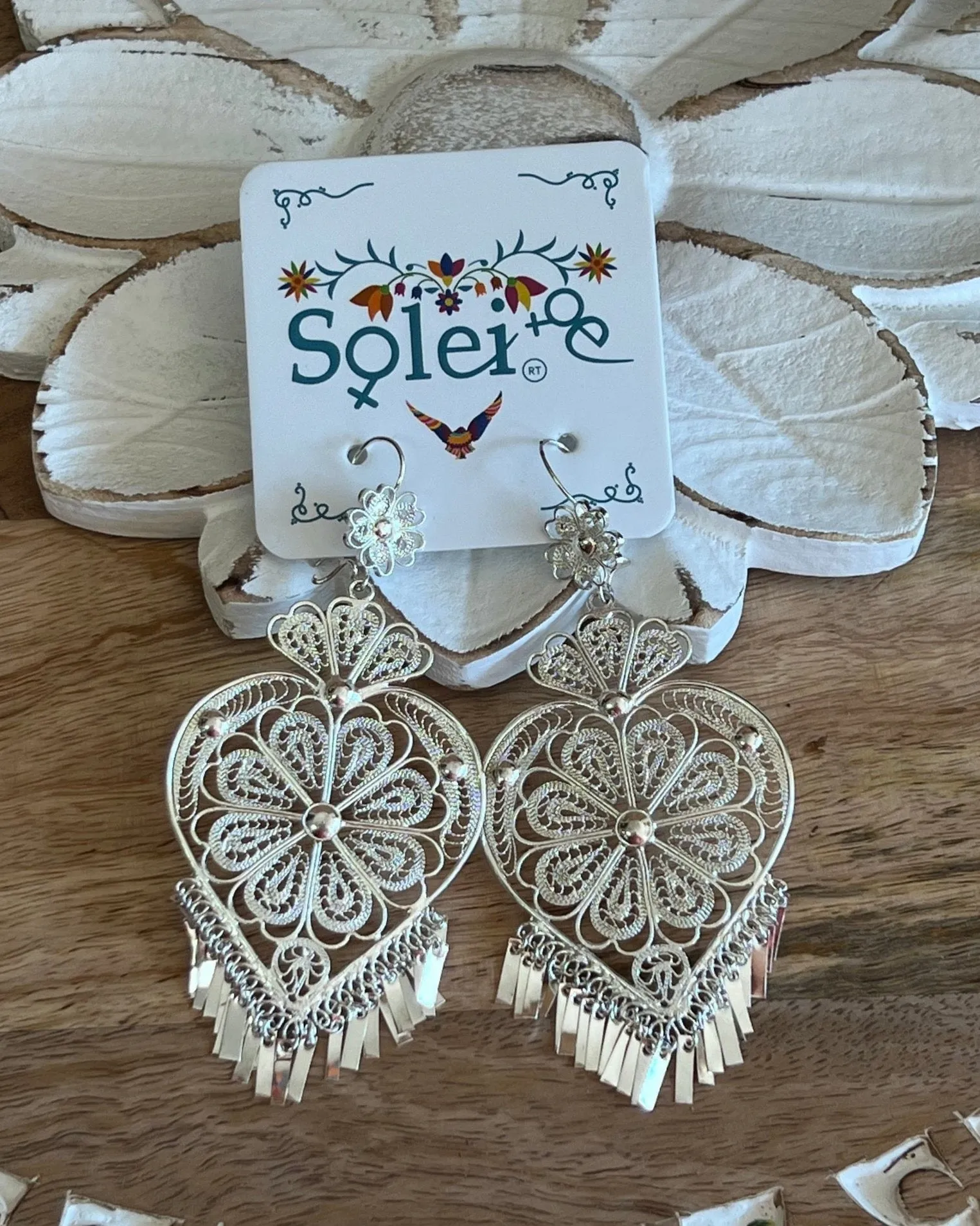 Corazon Abanico Earrings