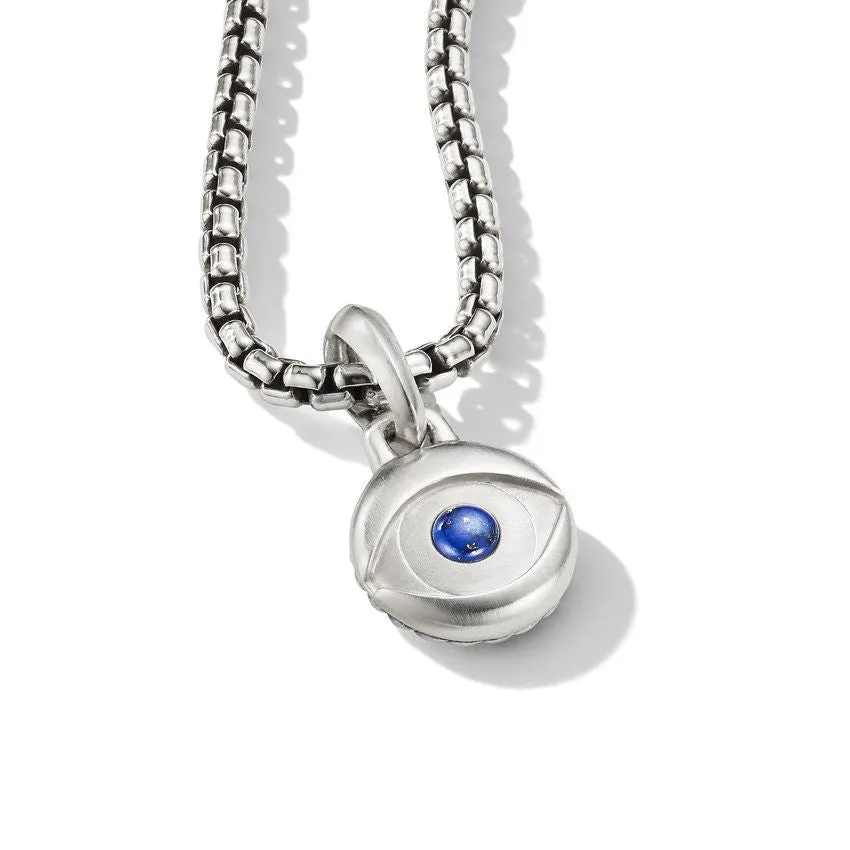 David Yurman Gents Evil Eye Amulet with Lapis Lazuli