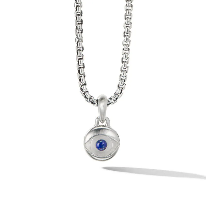 David Yurman Gents Evil Eye Amulet with Lapis Lazuli