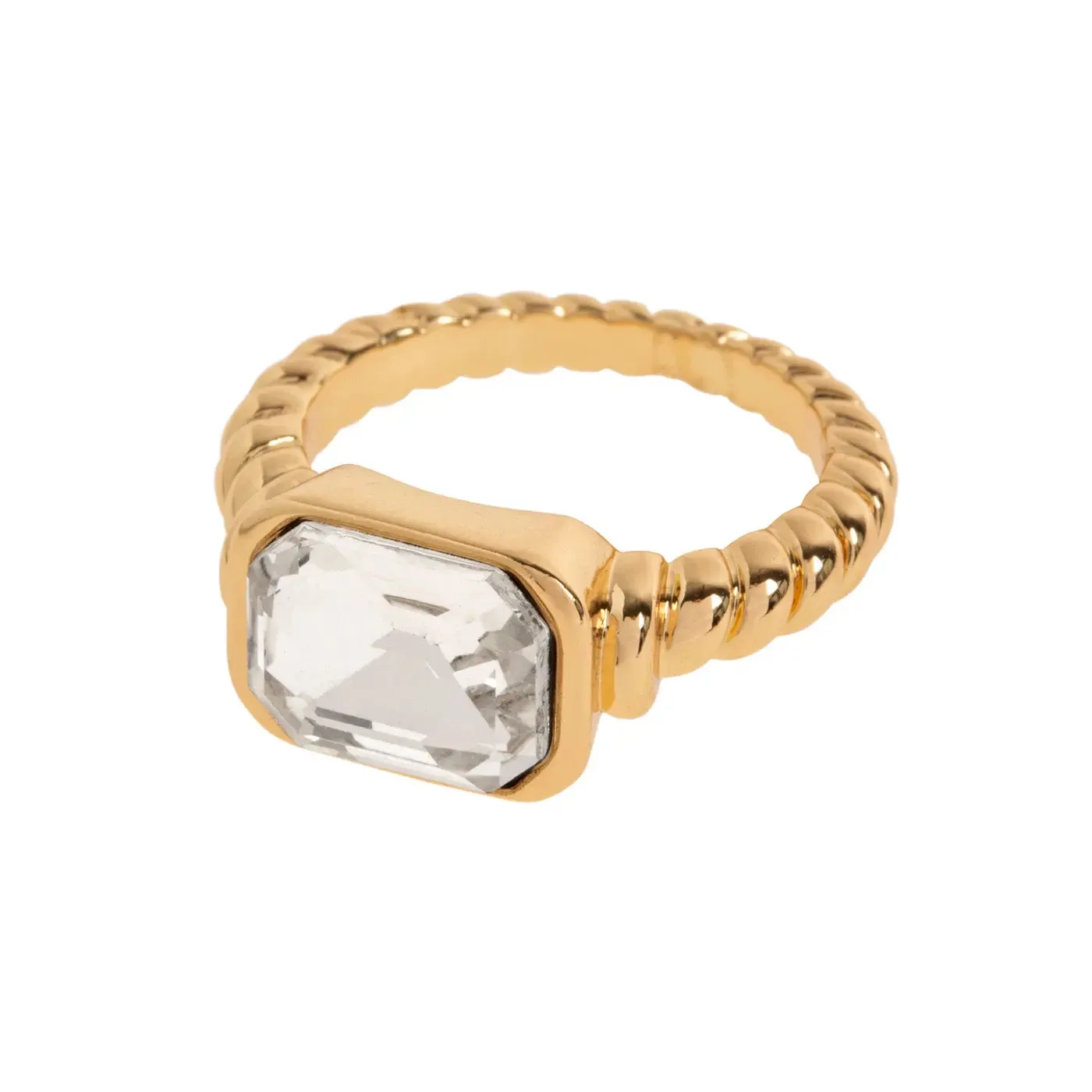 Dora - Crystal Statement Ring