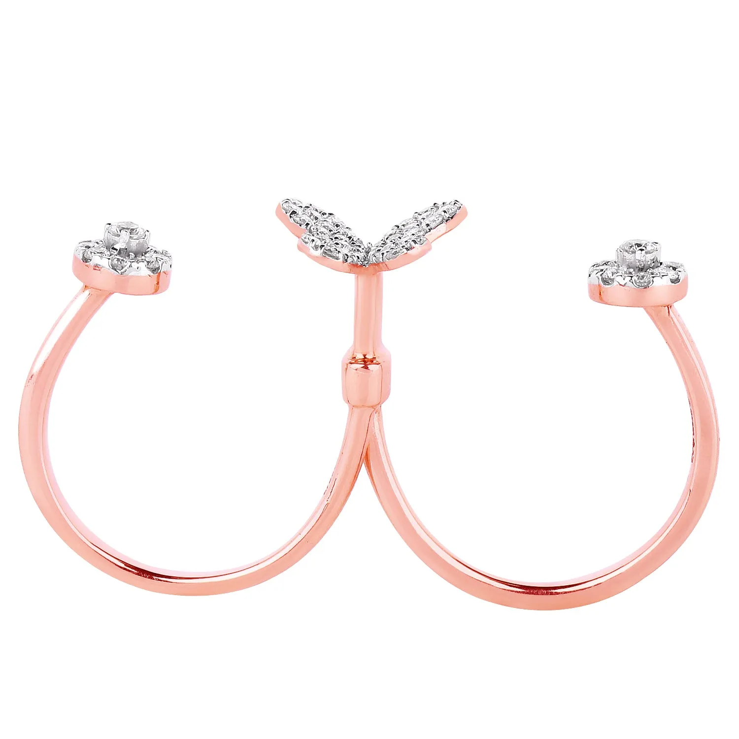 Double Finger Ring For Women : IJLR-1588B