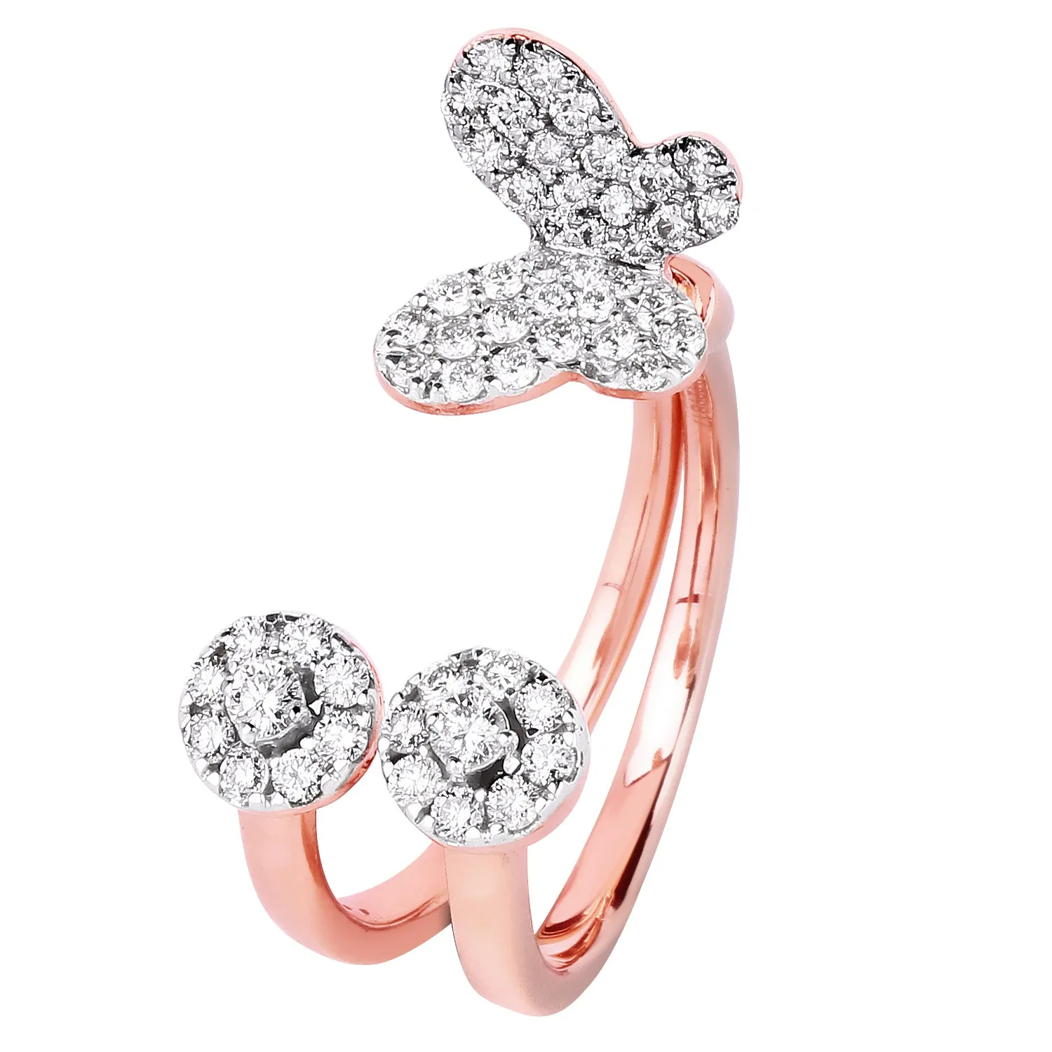 Double Finger Ring For Women : IJLR-1588B