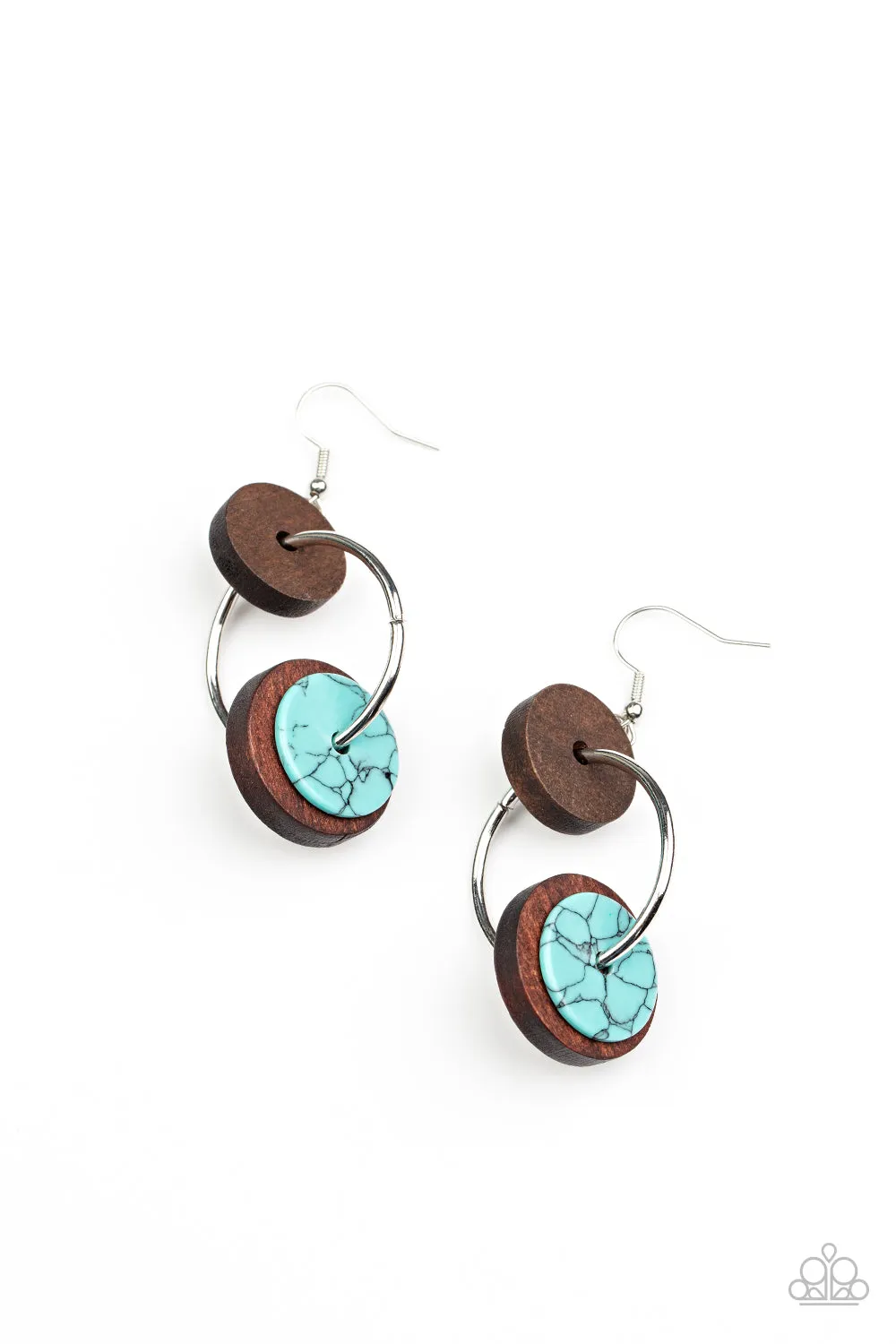 â€Earrings ‹Artisanal Aesthetic - Blue E2413