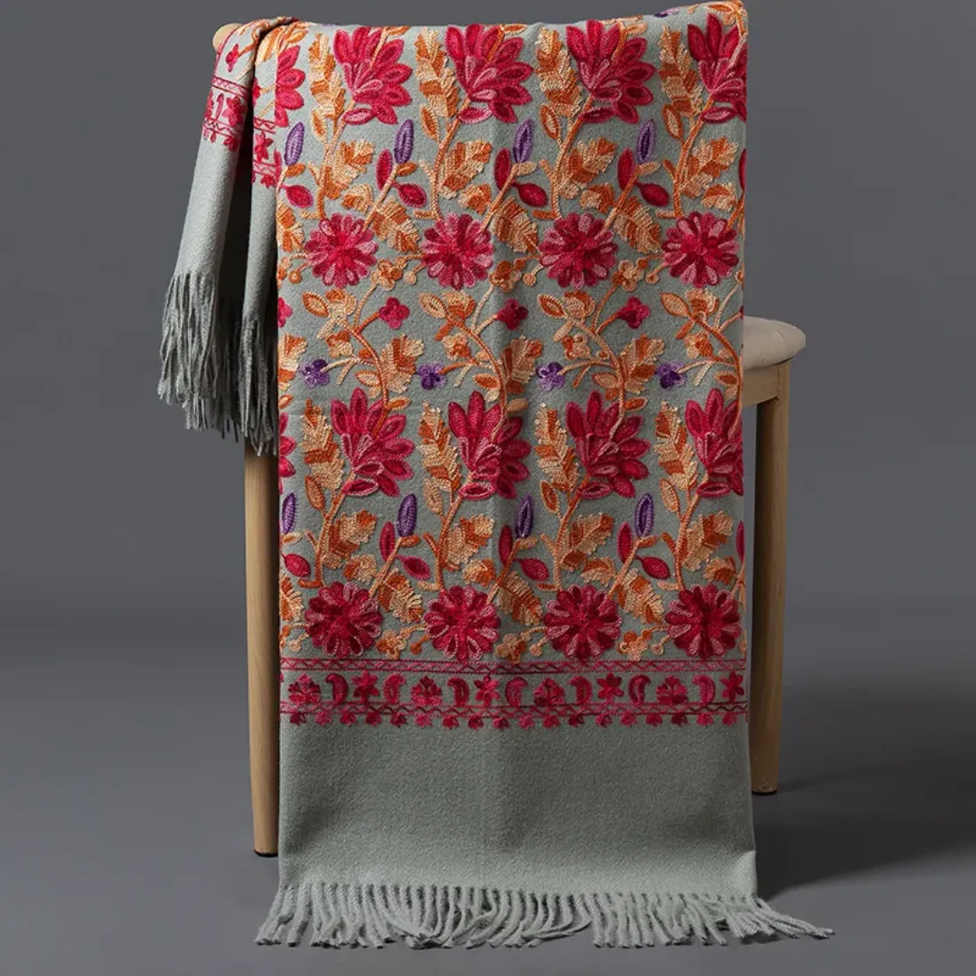 Embroidery Cashmere Scarves: Luxurious Comfort & Stylish Warmth