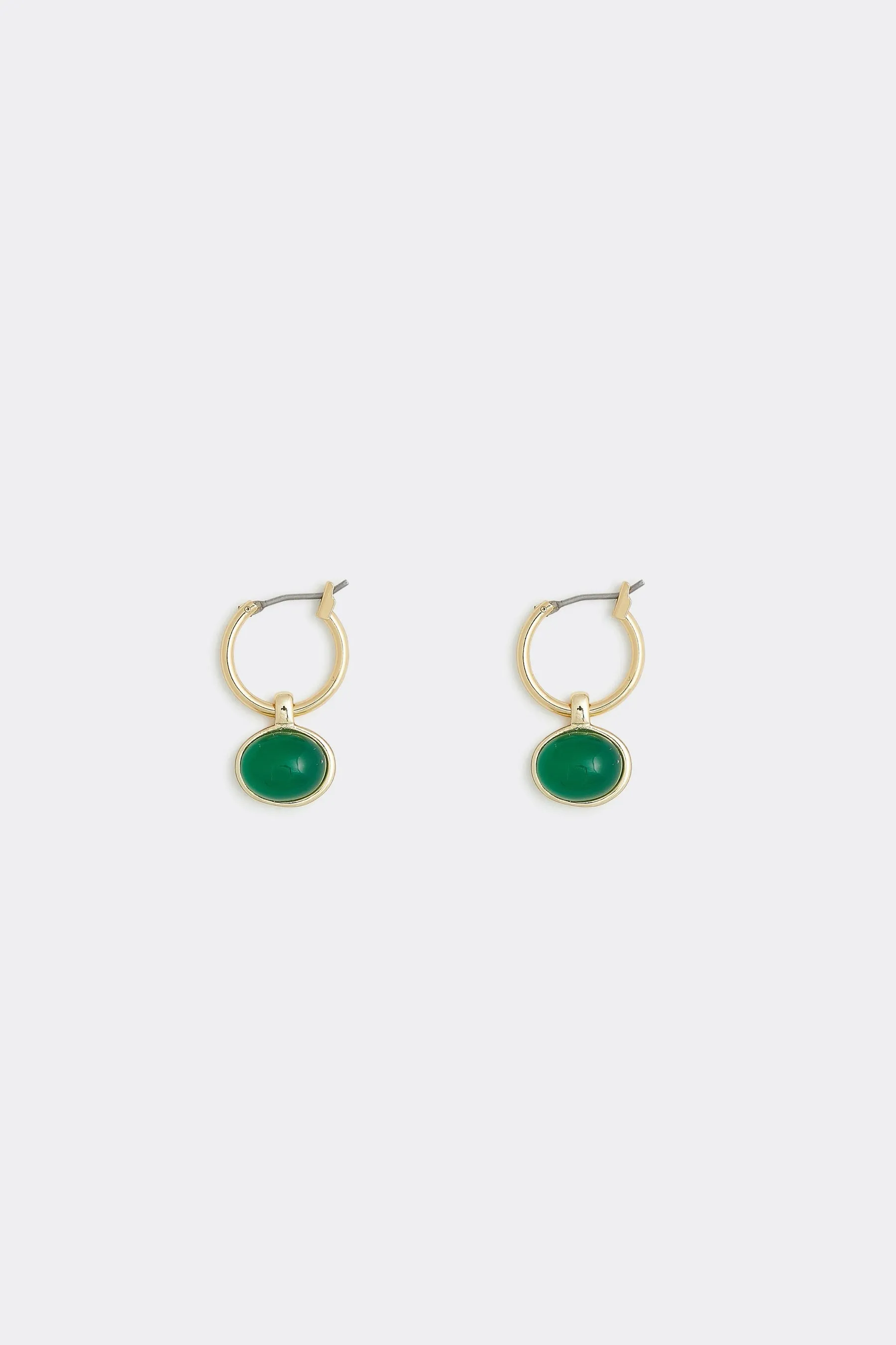 Emerald Flea Earrings