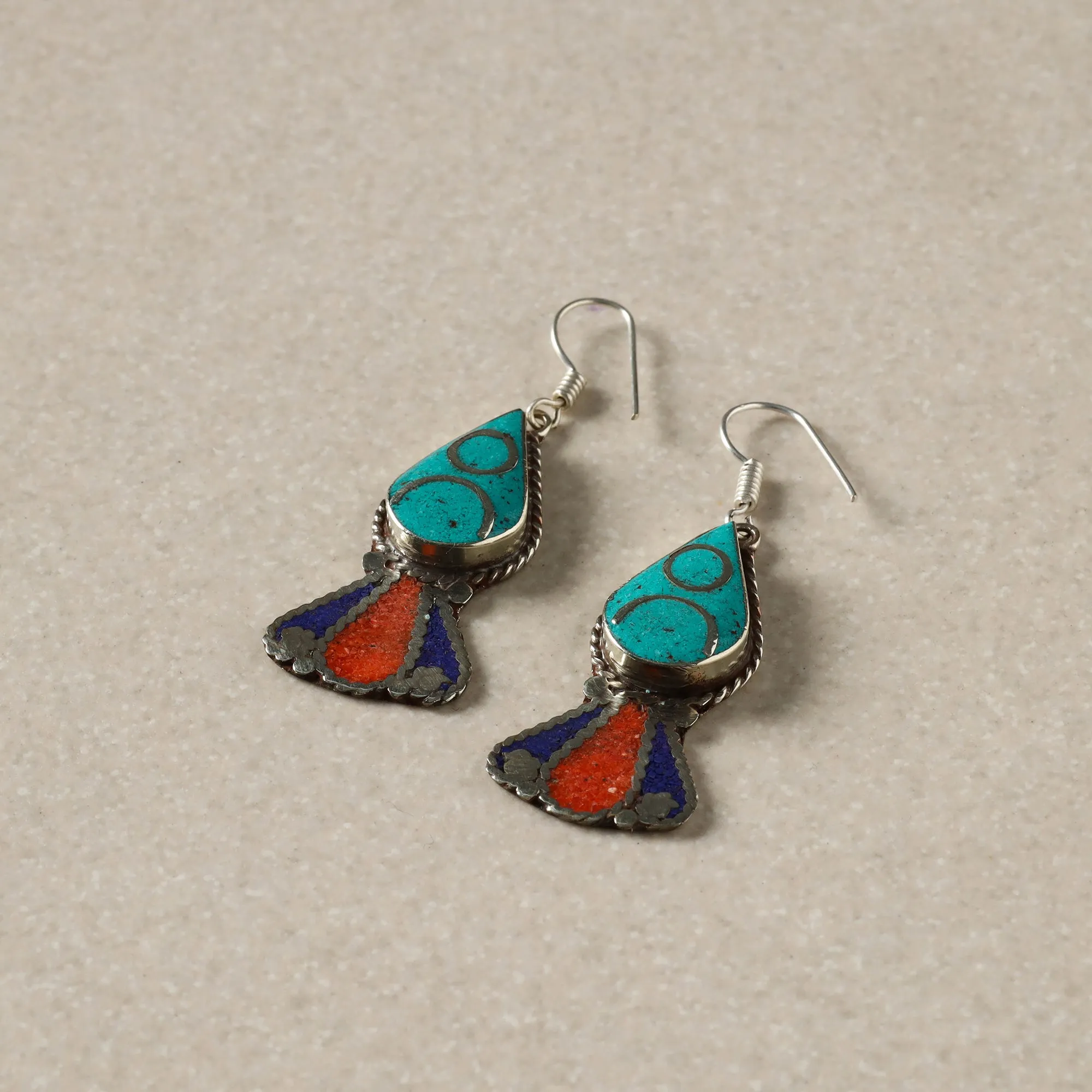 Ethnic Tribal Tibetan Earrings from Himalaya 32