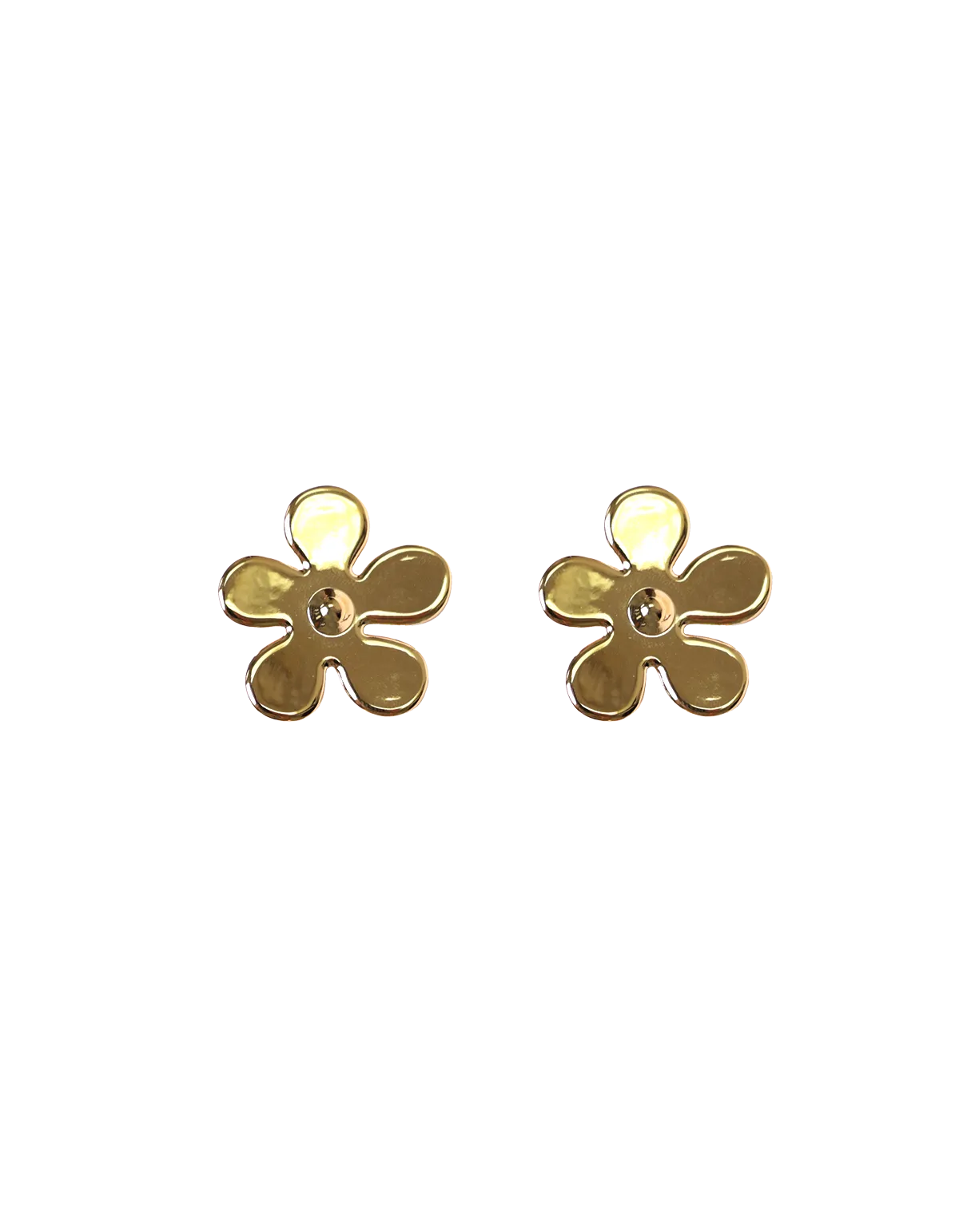 FLOWER POWER EARRING GOLD