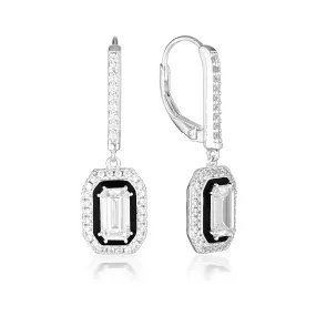 GEORGINI REFLECTION RETROSPECT EARRINGS SILVER