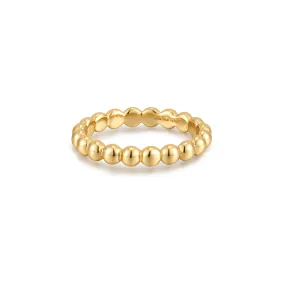 Gold Round Dome Band