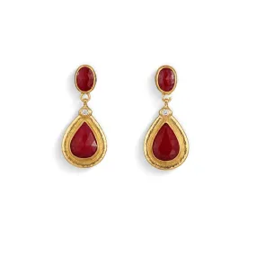 Gurhan Ruby and Diamond Dangle Earrings