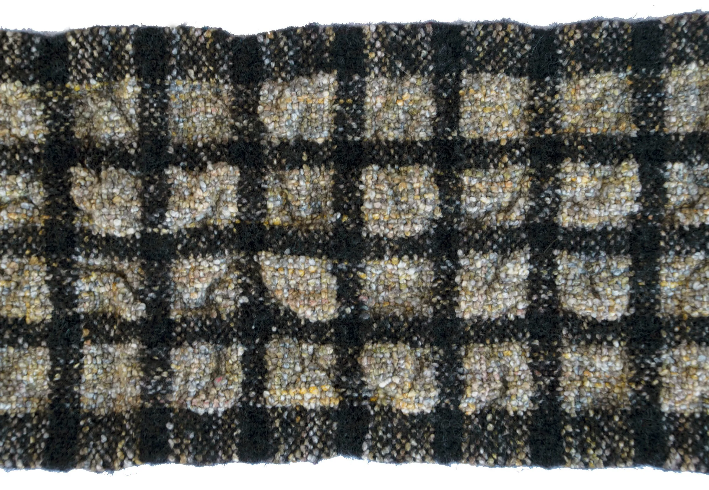 Handwoven and Felted Scarf, "Mineral," 6.5 x 50 inches