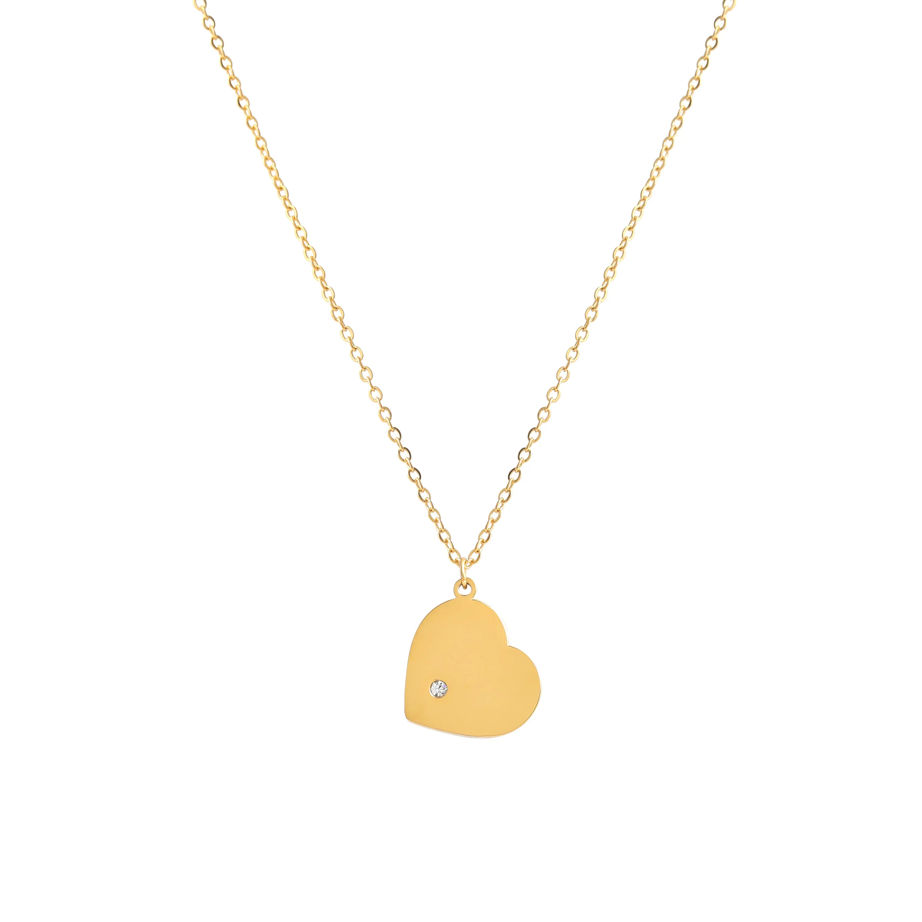 Heart Necklace - Gold