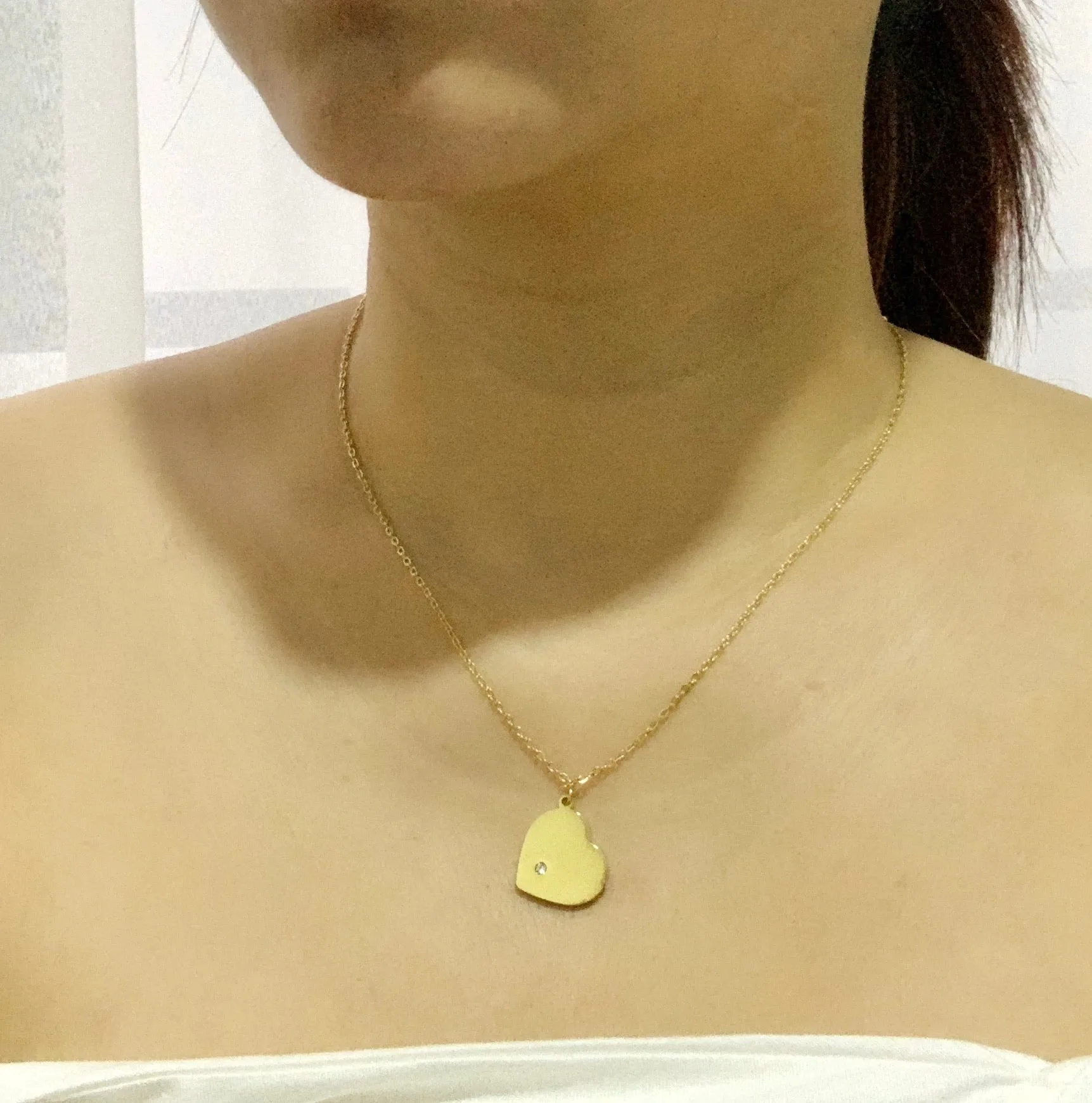 Heart Necklace - Gold