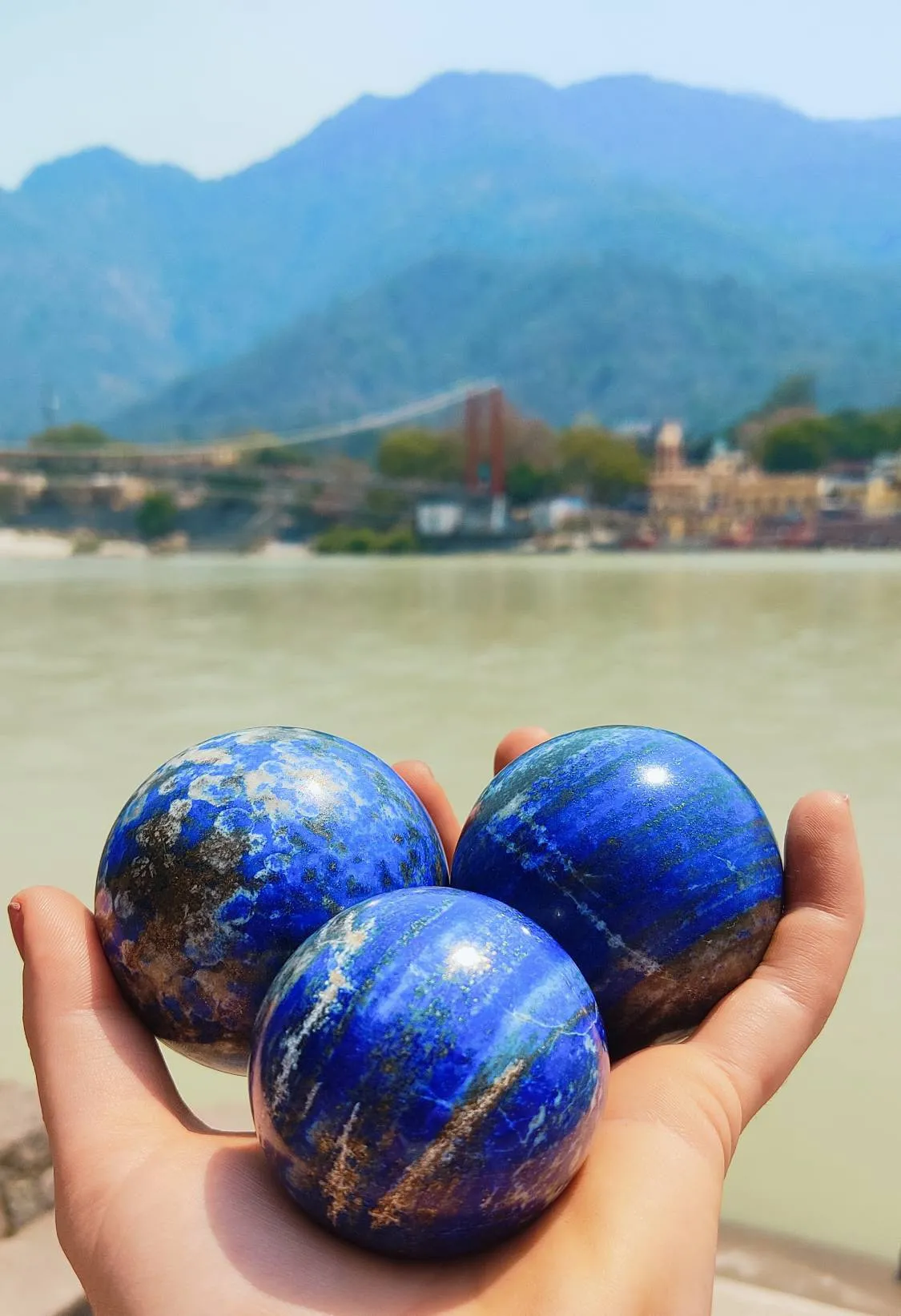 Himalayan Lapis Lazuli Crystal Sphere